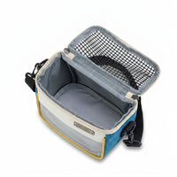 Pet Carrier for Small Animal Travel, Square Shape Hamster and Sugar Glider Carrier, Modern Style Breathable Bag for Outdoor Use, 4 Color Options