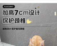 宠物餐盘猫咪自动喂食器盘大口径狗猫碗餐垫支架增高架护颈防漏食