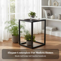 Single-Tier Pot Stool Minimalist design aesthetic Plant Stand Space-Saving for Living Room