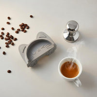 Silicone Coffee Pressing Mat Non-Slip Corner Tamper Mat Easy to Clean Espresso Tamper Station for Cafe