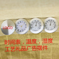 温湿度大气压计晴雨表钟表定LOGO制礼物精特斯拉tesla