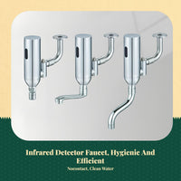 Touchless stainless steel faucet