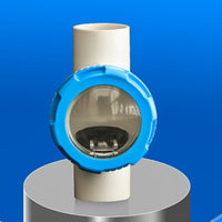 Blue Outer Band 2-Inch Check Valve Backflow Protection Transparent Check Valve Good Sealing Long-Lasting for Water Treatment