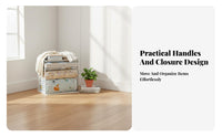 Collapsible Frontentry Container with casters Transparent clear panels for Families