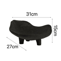 Tray with Legs Organic Decorative Tray Sculptural Footing Bowl for Coffee Table