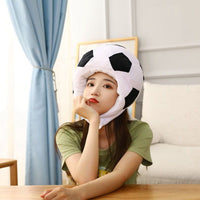 Football Plush Headgear Hat for Photo Props and Costume