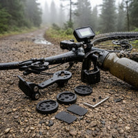 Cycle Handlebar Mount Extension Matte Black Handlebar Mount with Hex Key Vibration Resistant for Cyclists, Riders, Road Biking, Mountain Biking