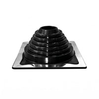 Roof tube Flashing Heat Resistant Silicone Roof Flashing Stepped Cone Square Base tube Boot