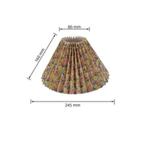 Textile Accordion Lampshade Easy Installation Detachable Lamp Shade for Bedroom