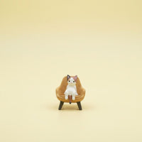 Aesthetic Decor Cartoon Cat Car Ornament Funny Cute Kitten Car Statue Easy to Install for Center Console