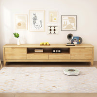 Solid Wood TV Stand, 1.5/1.8/2m Sizes, Living Room Storage, Chinese Style, Nordic