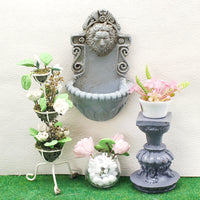 Miniature Roman Garden Fountain Column Decoration