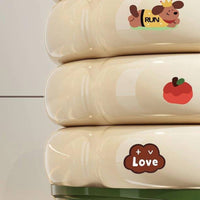 Trash Can Tall Design Sliding Lid Trash Can Removable Inner Buckets
