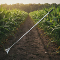 Adjustable Length doubleHead Field Cutter Crescent-Shaped Telescopic Crop Cutter Pointed Blades Corn Cutting Tool Slim Shaft for Farmers