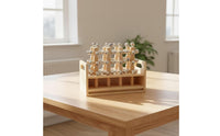 Hand Bell with Rack Reflective Shaker Bell Toy Instrument for Young Children, Playroom