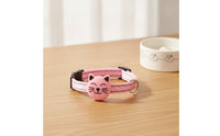 Quick-Release Cat Collar with Tracker Holder Adjustable Cat Tracker Collar Long-Lasting Comfortable for Kittens