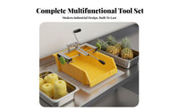 3 Pieces Pineapple Skin Remover Machine Professional Grade Pineapple Skin Remover Corer Tool Time Saving Easy to Use for Chefs