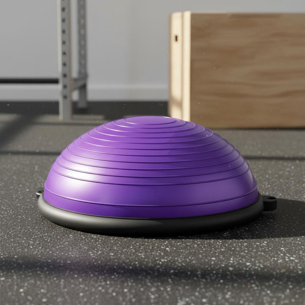 300kg Weight Capacity Fitness Half Ball Includes Resistance Bands Pilates Dome Instructor Non-Slip Base Half Ball Balance Instructor Long-Lasting for Gym, Physical Rehabilitation