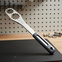 Sturdy Metal Cassette Lockring Remover Easy to Use Cycle Cassette Removal Wrench Long Handle Freewheel Remover 11 Speed for Workshop