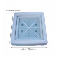 Square Manhole Cover Mold Reusable Construction Formwork for Patio, Driveway