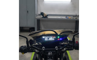 Universal Motorcycle Instrument Cluster with Sensor 12V Motorcycle Speedometer with Speed Sensor Multifunctional Digital Dashboard Allcomplete Unit for Garage Install