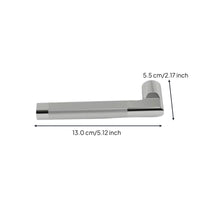 Adjustable privacy door handle, durable