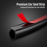 Automotive Rubber Sealing Strip for Cars, Weather Seal Rubber Sealing Strip for Car Trucks, Car Door - Waterproof Groove Small D-type