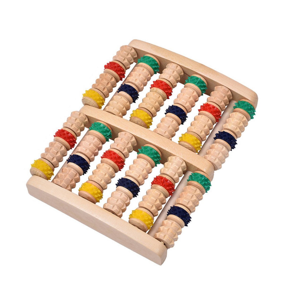 Wooden Foot Massager Manual Foot Massage Roller Wooden Massage Roller Compact Relaxing for Reflexology
