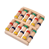 Wooden Foot Massager Manual Foot Massage Roller Wooden Massage Roller Compact Relaxing for Reflexology
