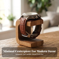Watch Display Stand Handmade Wristwatch Display Stand Leather-Like Pad