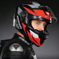 Motorcycles helmet With double Visor Glossy with Sun Visor Anti-Fog for Street Riding
