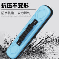 小物鱼竿包轻便型短杆包大容量收纳盒加厚防水渔具包迷你小手竿包