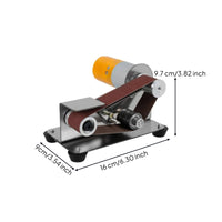 Belt Sander with Polishing Wheel Allmulti-Purpose Mini Belt Sander Blade Honing Tool Compact Tool Portable for Hobbyists