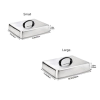 Square Grill Lid Easy to Clean Square Grill Dome Heavy Duty for Outdoor Grilling