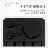 MMD 16-Key Three-Knob Designer Macropad with Customizable Macro Functions and RGB Hot-Swap