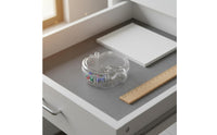 Fruit-Shaped Box Versatile Transparent Box Compact Small Organizer Container for Workbench, Craft Room, Desk Drawer