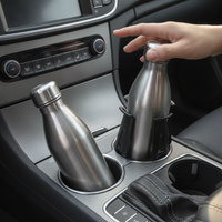 Universal Car Cup Holder Expander and Stabilizer for Drinks