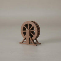 Water Wheel Model Fairy Garden Mini Boat Model Detailed Craftsmanship