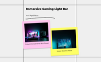 RGBIC light bar with app control