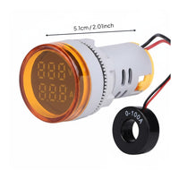 Multi-Function Voltmeter Ammeter Frequency Meter High-Brightness Display Alternating Current Digital Voltmeter Ammeter Energy Saving LED Digital Power