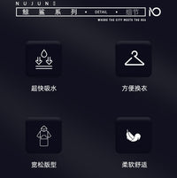 Nu-June潜水速干斗篷成人速乾毛巾衣女 沙滩游泳浮潜冲浪浴巾浴袍