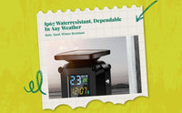 Solar LCD Tire Pressure Monitor