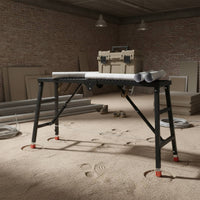 Foldable Folding Scaffolding Platform Compact Storage Adjustable Work Platform Easy Assembly Portable Work Bench Non-Slip for Decorators, Workshop