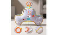 Skin-Friendly Tummy Time Pillow Detachable U-Shaped Pillow with Toys 2-in-1 Tummy Time Mat Comfortable for Infants, Babies, Newborns, Playtime