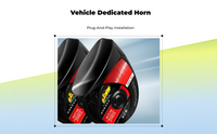 Accord waterproof dual-tone horn