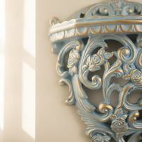 Cherub Wall Bracket Ornate Corbel Shelf Carved for Living Room
