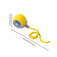 Ribbed Rope Cat Toy Transparent Cat Ball Toy Looped Cord