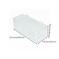 7-Slot Label Dispenser Dustproof Lid Weekly Sticker Dispenser Transparent