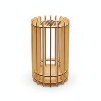 Vase Stand with Holes Wooden Flower Vase Stand Slatted for Home Decor, Florists