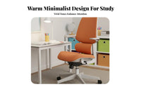 Ergonomic Saddle Chair Adjustable Height Study Seat Rolling Casters for Students